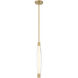Verto LED 3 inch Legacy Brass Pendant Ceiling Light