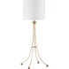 Chesterton 31 inch 100.00 watt Gold Leaf Table Lamp Portable Light, Large