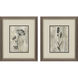 Sumi-e Silhouette Brown and Gray and Neutral Framed Art, Propac