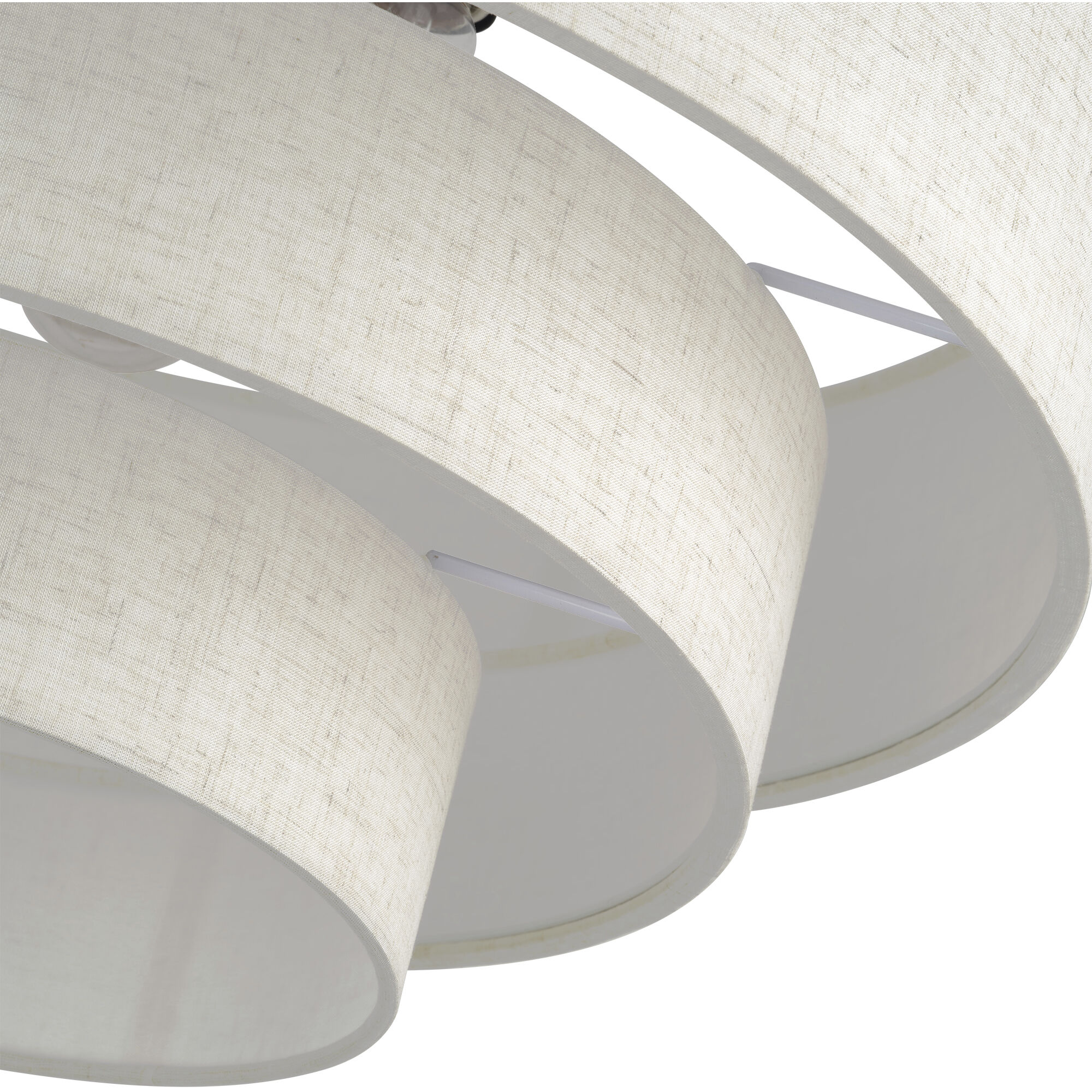 Manorwood 4 Light 21 inch Antique Brass Semi Flush Mount Ceiling Light, Extra Large