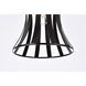 Lily 1 Light 10 inch Black Pendant Ceiling Light