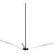 Asterisk 3 Light 37.38 inch Pendant