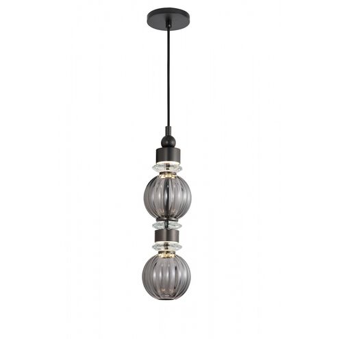Avra 2 Light 5 inch Black Pendant Ceiling Light