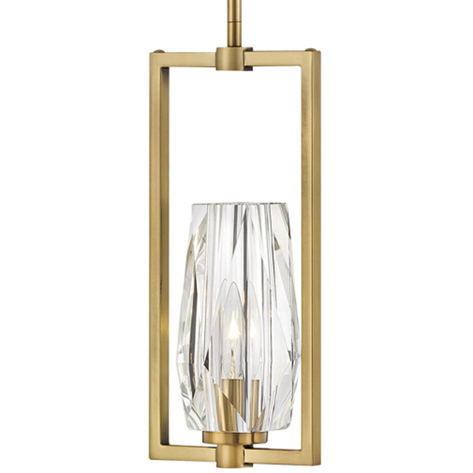 Ana 1 Light 6.5 inch Heritage Brass Indoor Pendant Ceiling Light