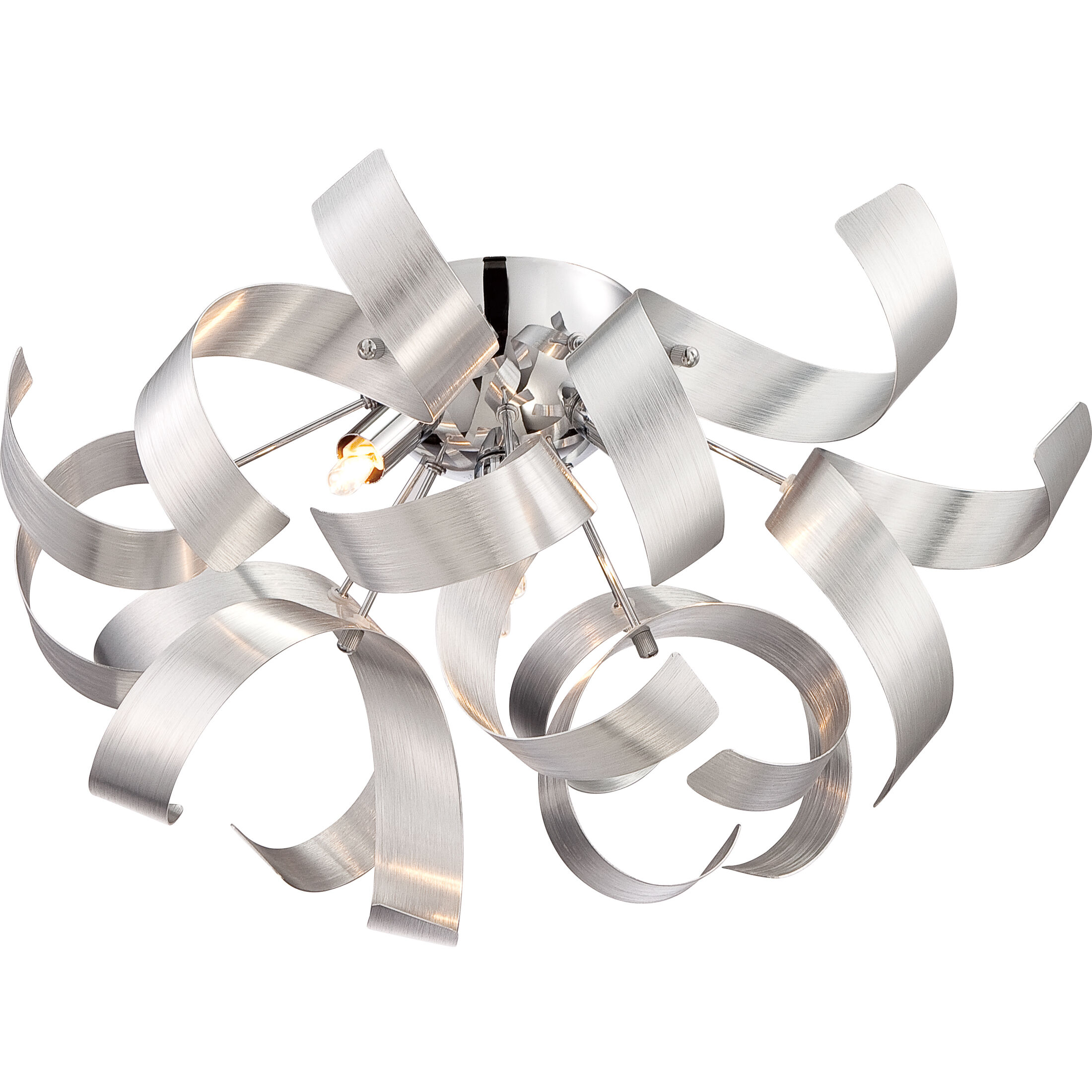 Ribbons 4 Light 17 inch Millenia Flush Mount Ceiling Light