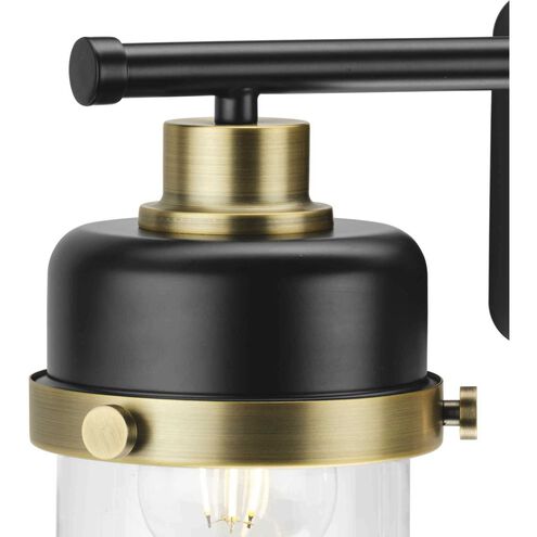 Beckner 4 Light 33.75 inch Matte Black Bath Light Wall Light