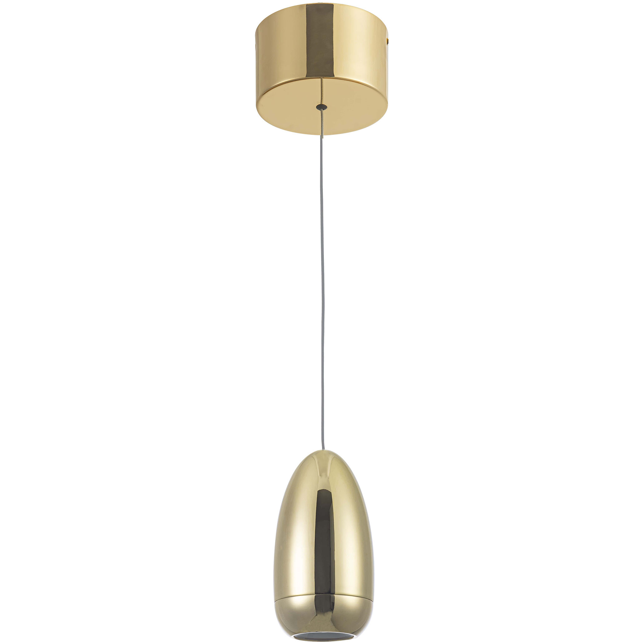 Royal Pearl LED 13.2 inch Gold Leaf Pendant Ceiling Light