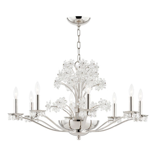 Beaumont 10 Light 34 inch Polished Nickel Chandelier Ceiling Light