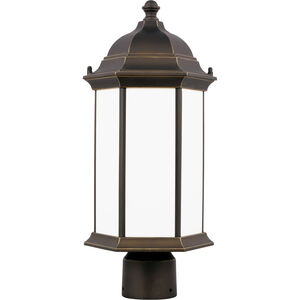 Sevier 1 Light 17.75 inch Antique Bronze Outdoor Post Lantern, Medium