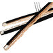Saber 70 inch Black Chandelier Ceiling Light