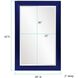 Avery 42 X 28 inch Navy Mirror