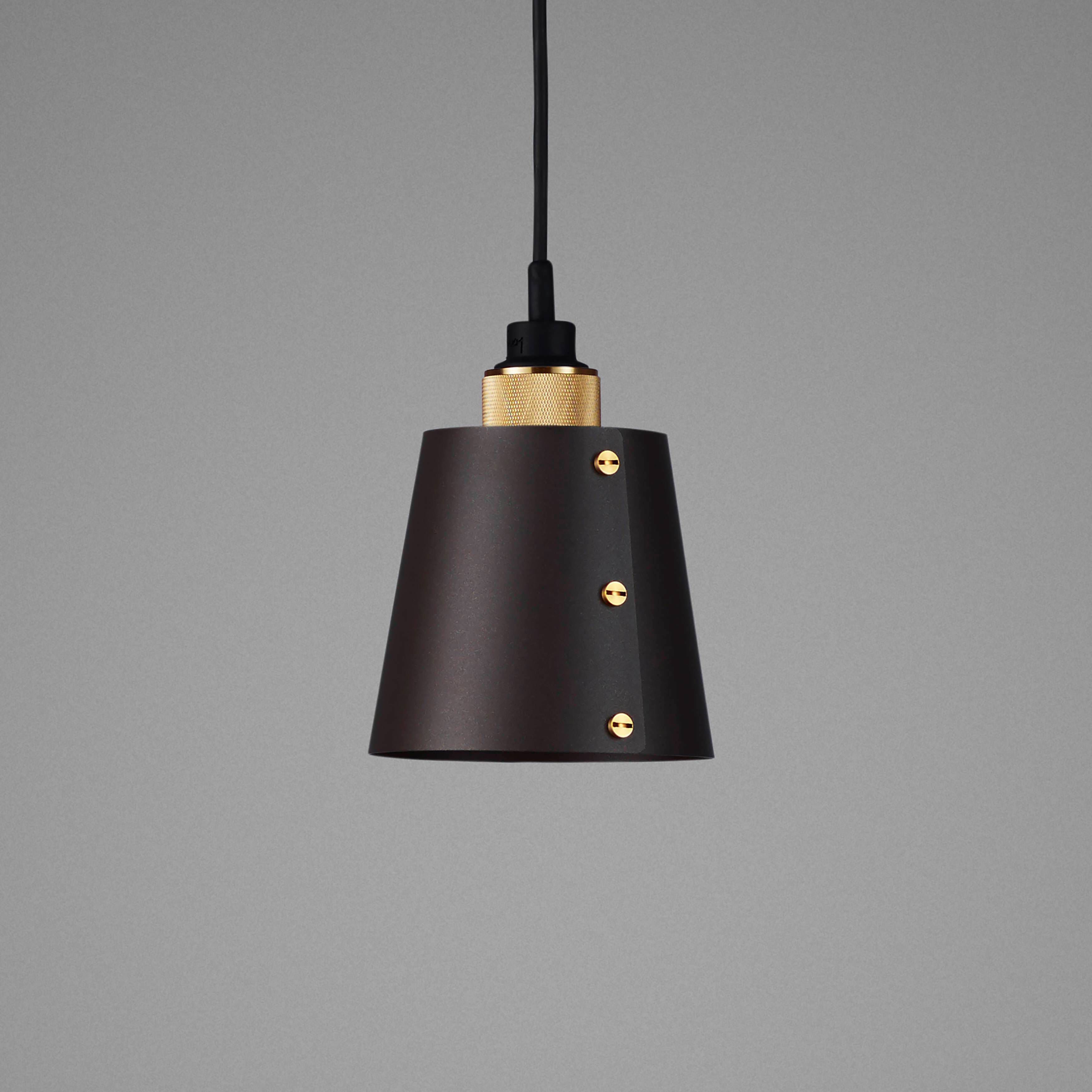 Hooked 1.0 LED 5.51 inch Graphite / Brass Pendant Ceiling Light