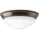 Beata LED 11 inch Antique Bronze Flush Mount Ceiling Light, Progress LED