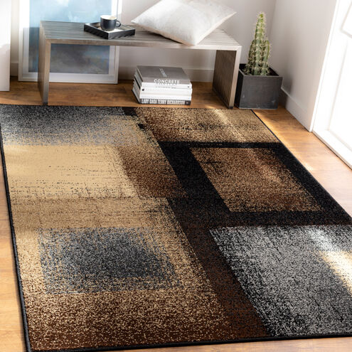 Paramount 93 X 63 inch Dark Brown Rug in 5 x 8, Rectangle