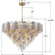 Addis 28 Light 49 inch Aged Brass Chandelier Ceiling Light