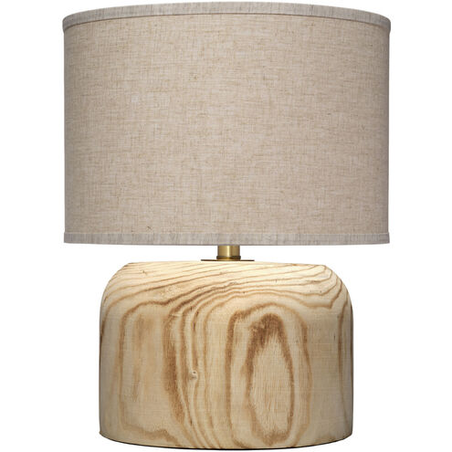 Timber 18 inch 150.00 watt Natural Paulownia Wood Table Lamp Portable Light