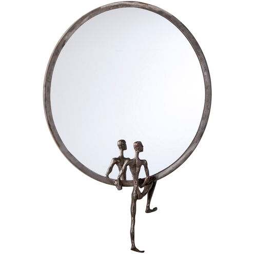 Kobe 25 X 18 inch Raw Steel Wall Mirror, Number 1