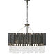 Kesden 35.5 inch Romulus Bamboo Chandelier Ceiling Light, Grande Round, TA Illuminations