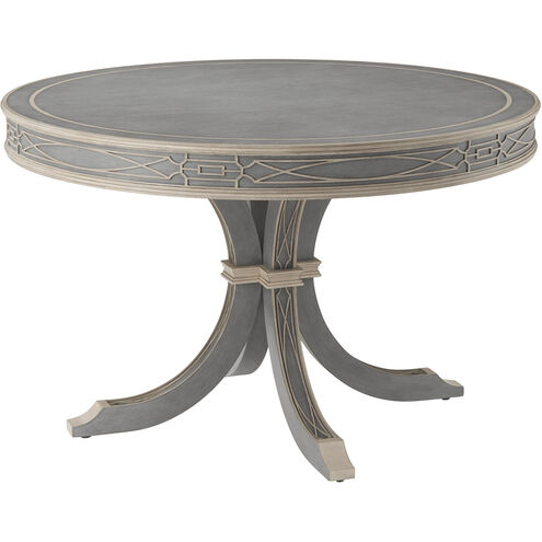 Morning Room 48 X 48 inch Grey Limestone Center Table