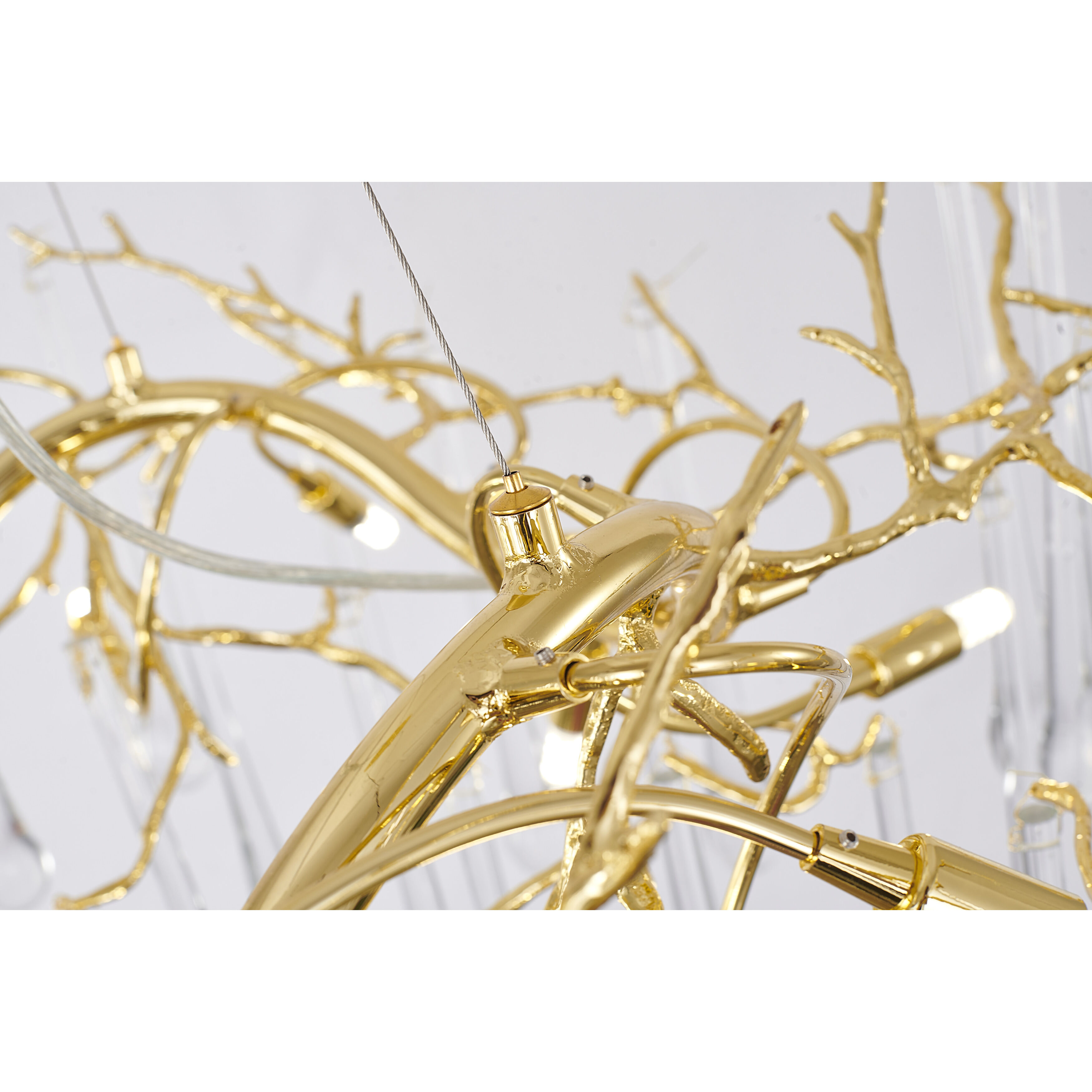 Canada 12 Light 31.5 inch Gold Chandelier Ceiling Light