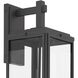 Byron 3 Light 19.75 inch Matte Black Outdoor Sconce