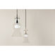 Mirabel 1 Light 11 inch Soft Black Pendant Ceiling Light