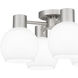 Donahue 4 Light 18 inch Brushed Nickel Semi-Flush Mount Ceiling Light