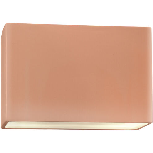 Ambiance Collection LED 10 inch Gloss Blush Outdoor Wall Sconce