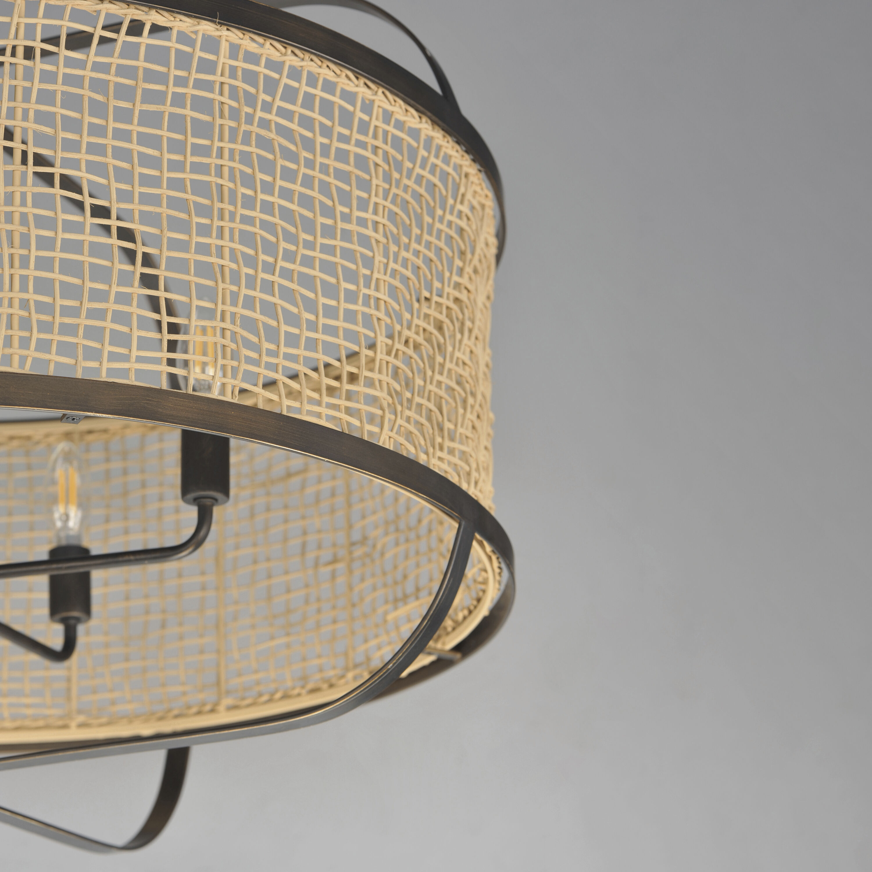 Cestino 5 Light 30 inch Antique Bronze Chandelier Ceiling Light