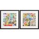 Florals Collection Green Framed Art