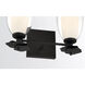 Elowen 2 Light 13.25 inch Dark Matte Black Vanity Wall Light