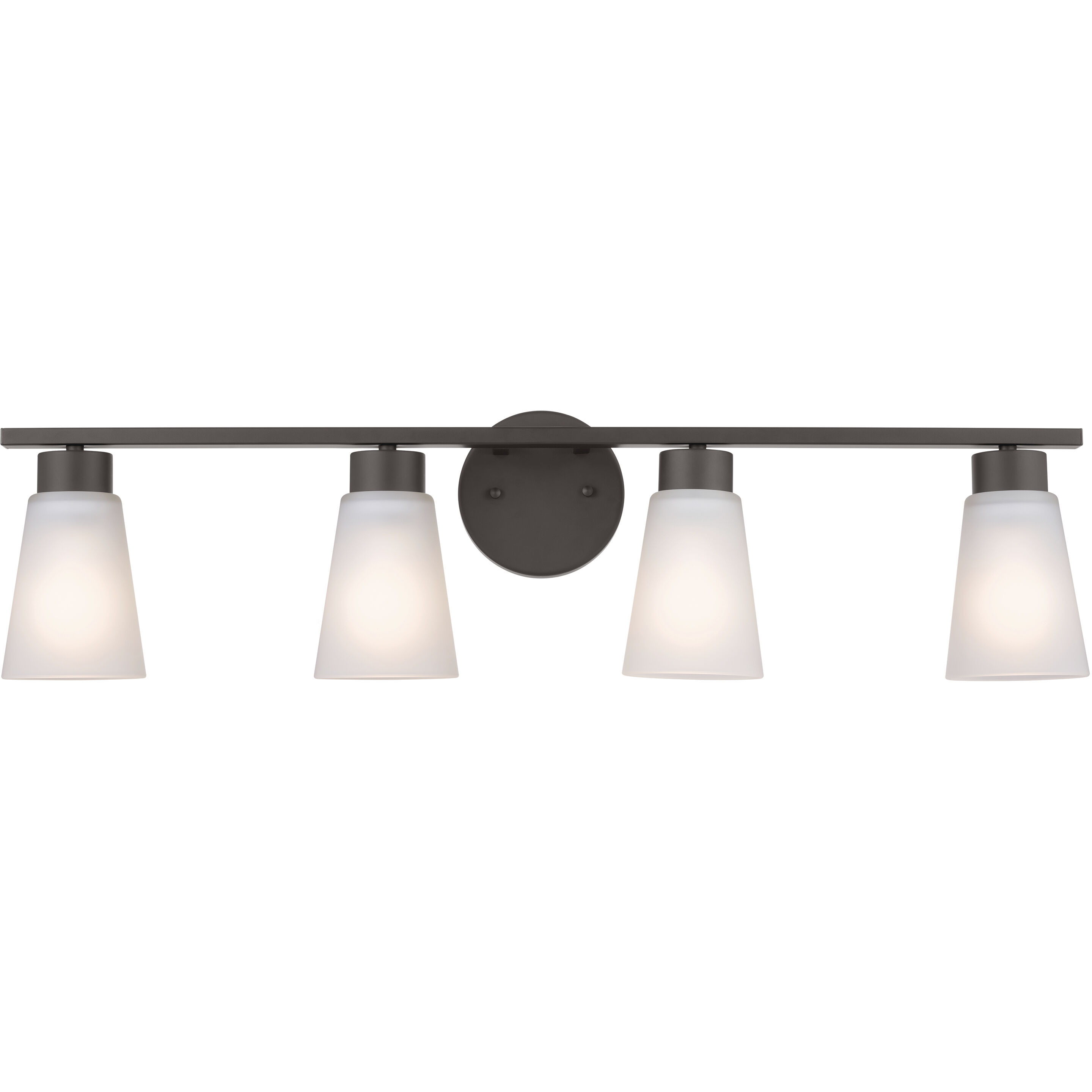 Stamos 4 Light 31 inch Black Bath Vanity Light Wall Light, 4 Arm
