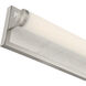 Yep Stratum 1 Light 25.25 inch Brushed Nickel with Jazz White Marble Vanity Light Wall Light