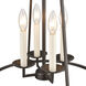 Joanie 4 Light 17.25 inch Old Bronze Pendant Ceiling Light
