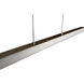 Astoria 1 Light 60 inch Light Stone and Brass Linear Chandelier Ceiling Light
