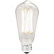 LED Dimmable Light Bulb ST E26 8 watt LED Light Bulb, Pack of 3