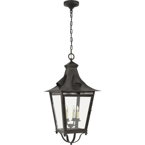 Niermann Weeks Orleans 4 Light 16 inch French Rust Outdoor Hanging Lantern, Large