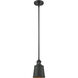 Franklin Restoration Addison 1 Light 5 inch Matte Black Mini Pendant Ceiling Light in Incandescent, Franklin Restoration
