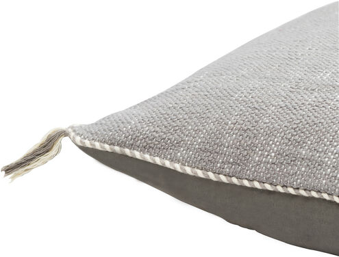 Braided Bisa 20 inch Gray Pillow Kit in 20 x 20, Square