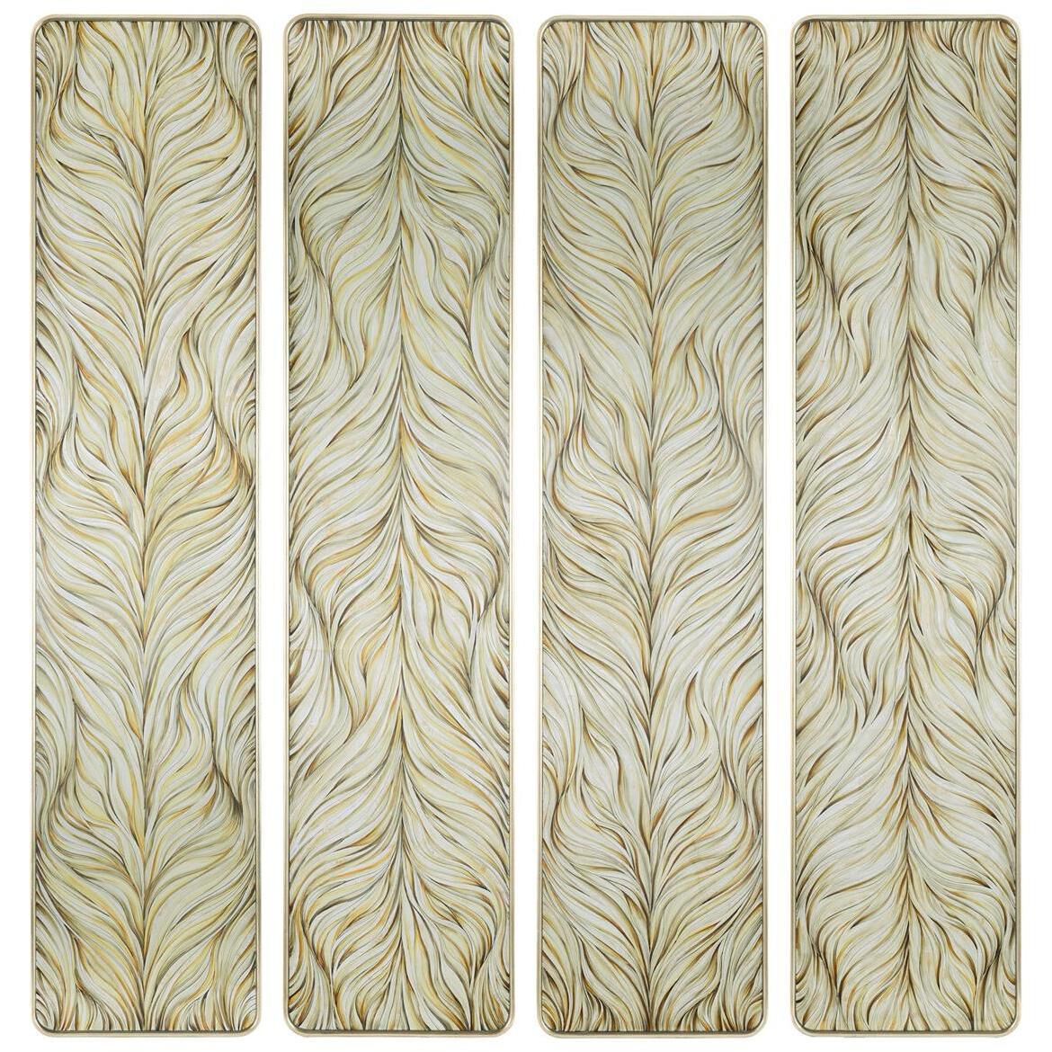 Florentine Wall Panels, Set of 4
