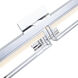 Pane LED 27.75 inch Chrome Bath Vanity Light Wall Light