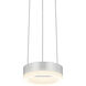 Corona LED 6 inch Bright Satin Aluminum Pendant Ceiling Light