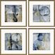 Abstract Collection Blue Framed Art