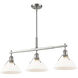 Yep Orwell Island Light Ceiling Light in Pewter, Opal Glass
