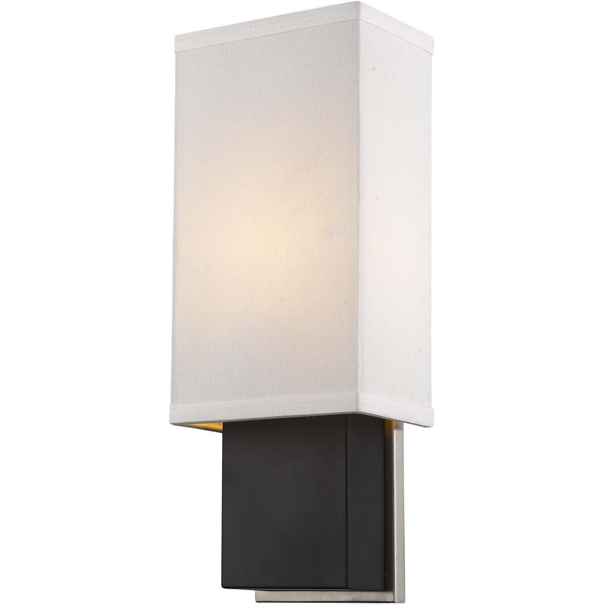 Finestra 1 Light 6 inch Espresso/ Polished Chrome ADA Wall Sconce Wall Light