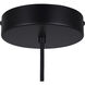 Daylon 1 Light 12.63 inch Matte Blue and Black Pendant Ceiling Light