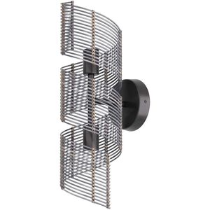 Tamara 2 Light 5.5 inch Dark Gray Stained Sconce Wall Light