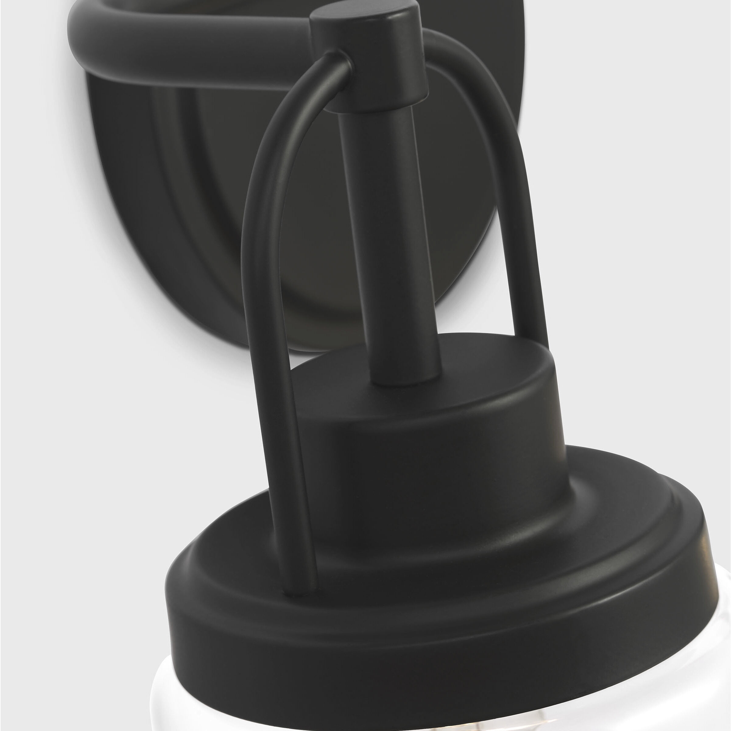 Anders Bath Vanity Wall Light in Midnight Black