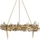 Aviary 6 Light 41.25 inch Swedish Gold Ring Chandelier Ceiling Light