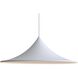 Vistara 1 Light 27.5 inch Sand White Pendant Ceiling Light
